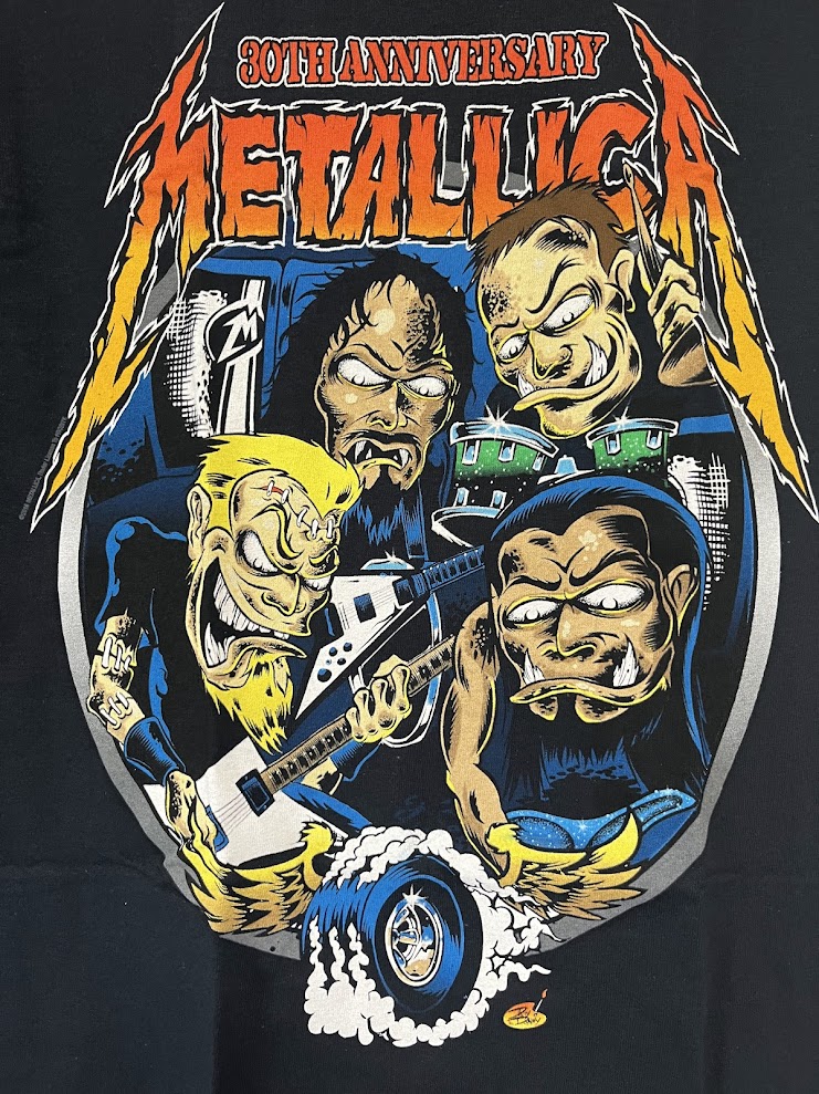 �ں߸�ͭ���METALLICA (�᥿�ꥫ) FILLMORE CARICATURE 30TH �֥ե���⥢�����ꥫ���奢��30��ǯ�ףԥ���� S������