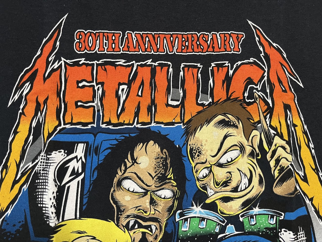 �ں߸�ͭ���METALLICA (�᥿�ꥫ) FILLMORE CARICATURE 30TH �֥ե���⥢�����ꥫ���奢��30��ǯ�ףԥ���� S������