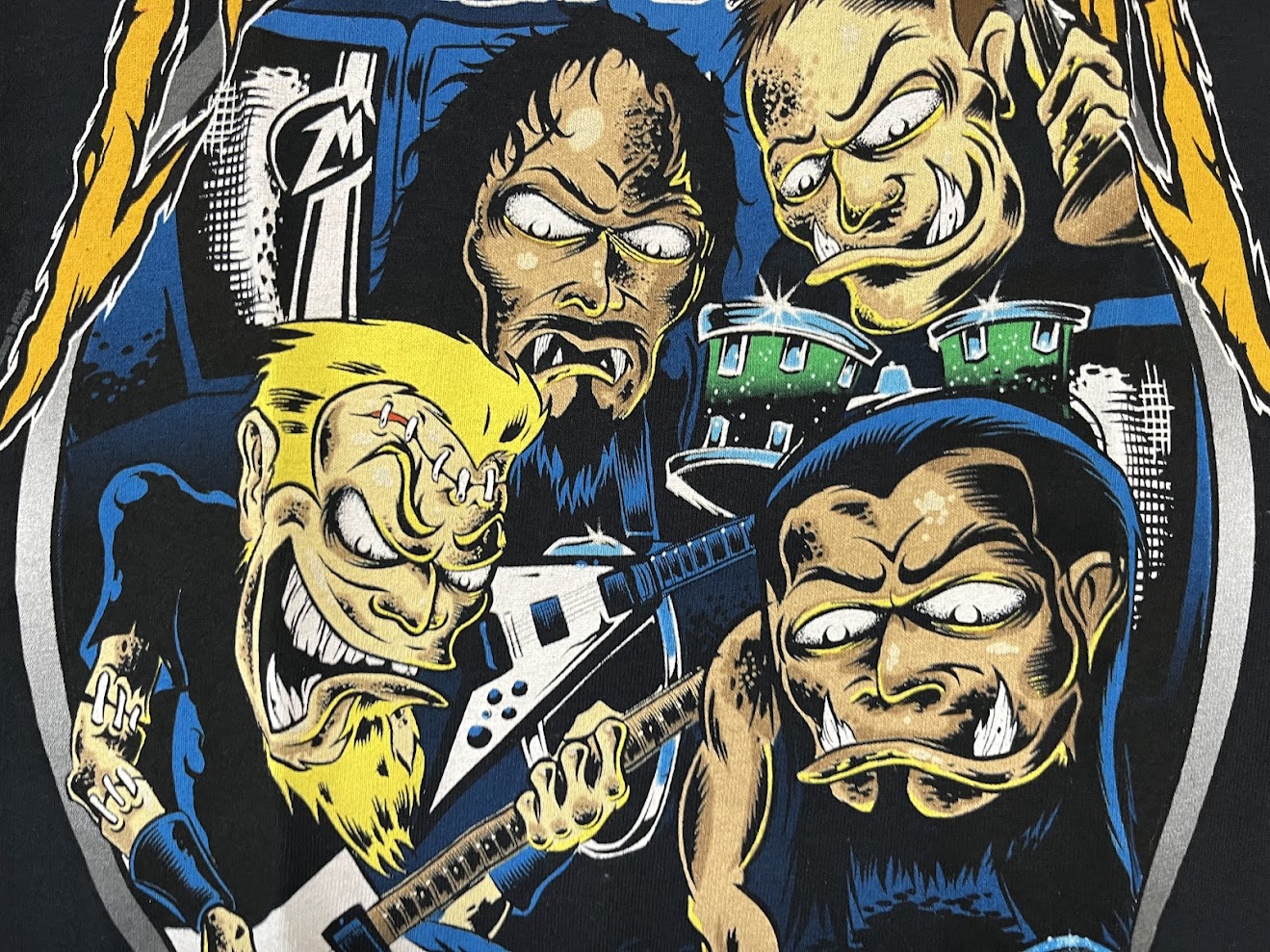 �ں߸�ͭ���METALLICA (�᥿�ꥫ) FILLMORE CARICATURE 30TH �֥ե���⥢�����ꥫ���奢��30��ǯ�ףԥ���� S������
