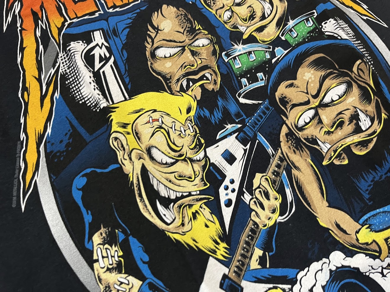 �ں߸�ͭ���METALLICA (�᥿�ꥫ) FILLMORE CARICATURE 30TH �֥ե���⥢�����ꥫ���奢��30��ǯ�ףԥ���� S������