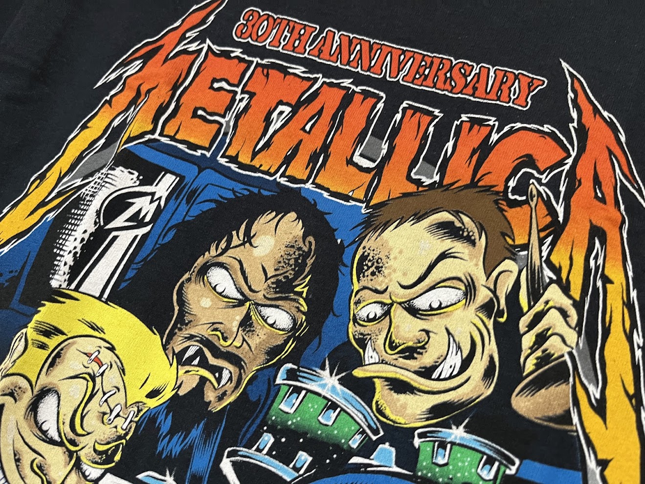 �ں߸�ͭ���METALLICA (�᥿�ꥫ) FILLMORE CARICATURE 30TH �֥ե���⥢�����ꥫ���奢��30��ǯ�ףԥ���� S������