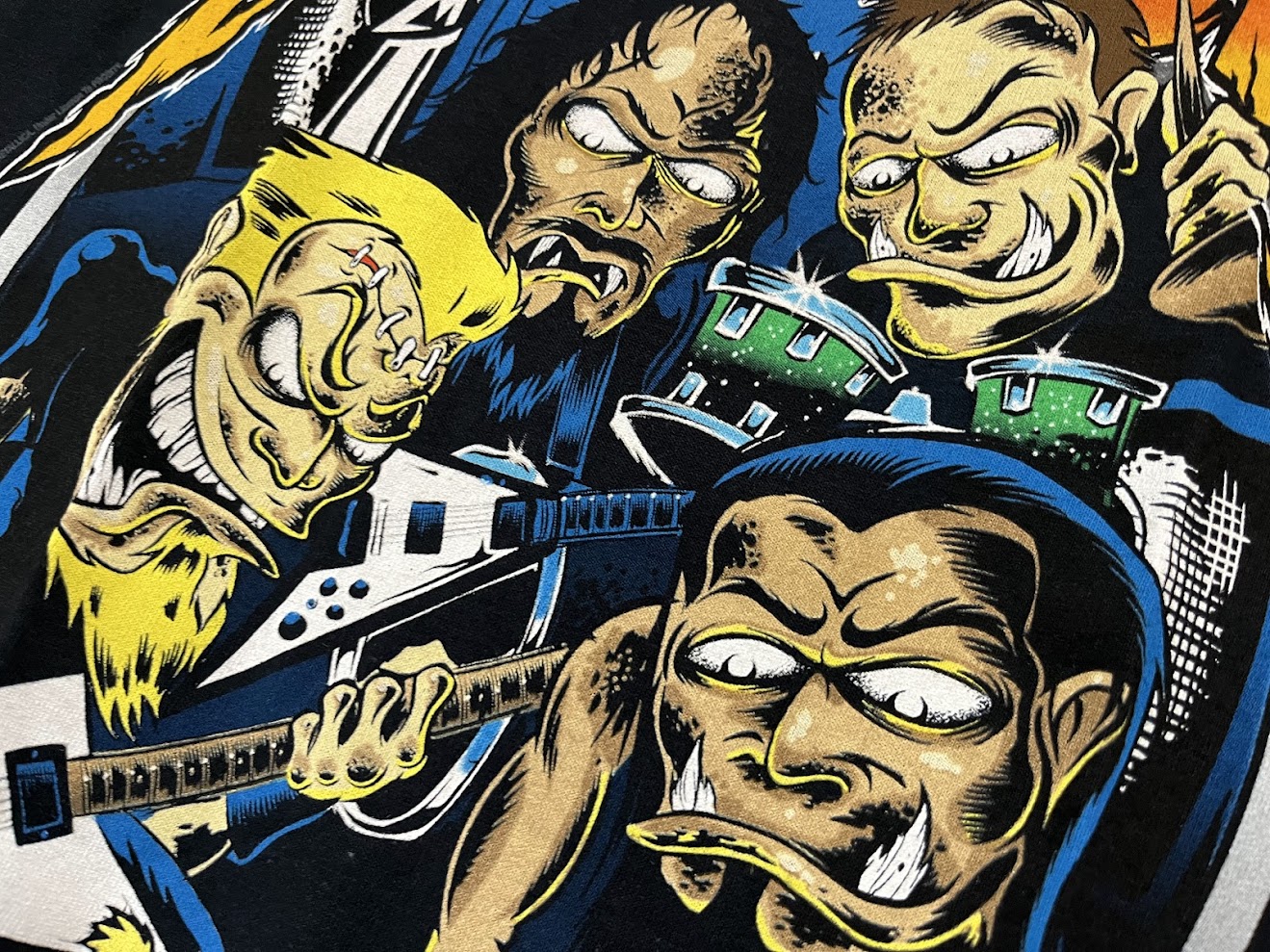 �ں߸�ͭ���METALLICA (�᥿�ꥫ) FILLMORE CARICATURE 30TH �֥ե���⥢�����ꥫ���奢��30��ǯ�ףԥ���� S������