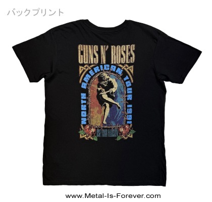 GUNS N' ROSES (���󥺡�����ɡ���������) North American Tour Skull �����ƥĥ������������ T�����