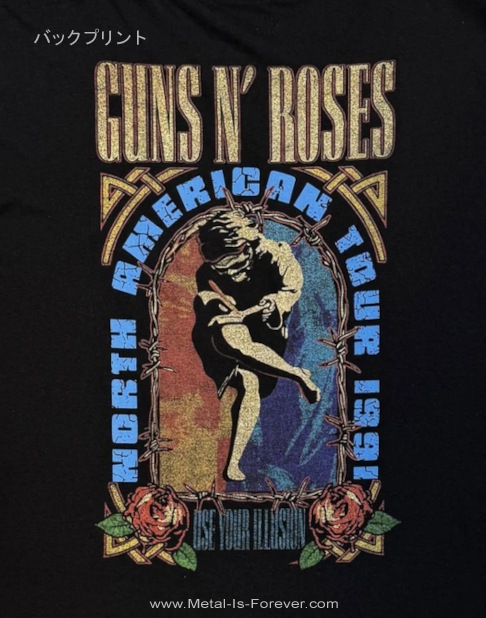 GUNS N' ROSES (���󥺡�����ɡ���������) North American Tour Skull �����ƥĥ������������ T�����