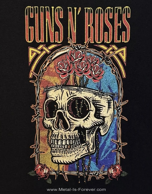 GUNS N' ROSES (���󥺡�����ɡ���������) North American Tour Skull �����ƥĥ������������ T�����