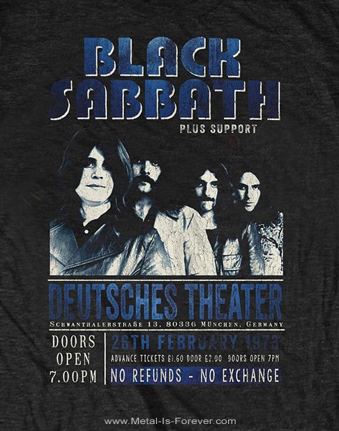 BLACK SABBATH (֥åХ) DEUTSCHES THEATER '73 ֥ɥĺ '73 ԥ