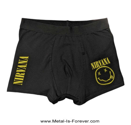 NIRVANA (�˥��������) Yellow Smiley �֥������������ޥ��꡼�� �ܥ������ѥ�ġʥ�󥺡�