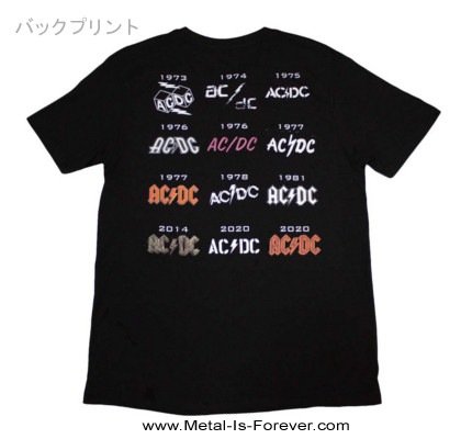 AC/DC (ǥ) Logo History ֥ҥȥ꡼ 50ǯǰԥ