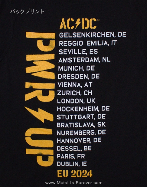 AC/DC (ǥ) Angus Triangle PWR-UP ֥󥬥ȥ饤󥰥롦ѥåס 2024ǯ衼åѡĥ ǥԥ