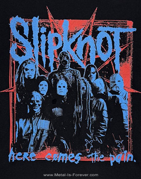 SLIPKNOT (����åץΥå�) Here Comes The Pain �֥ҥ������ॺ�������ڥ���� T�����