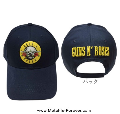 GUNS N' ROSES -���󥺡�����ɡ���������- CIRCLE LOGO �֥������롦������ �١����ܡ��륭��åסʥͥ��ӡ����֥롼��