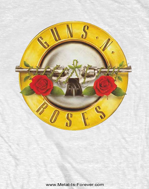 Guns N Roses ガンズ アンド ローゼズ Classic Logo クラシック ロゴ キッズ ｔシャツ 白 メタルｔシャツショップmetal Is Forever