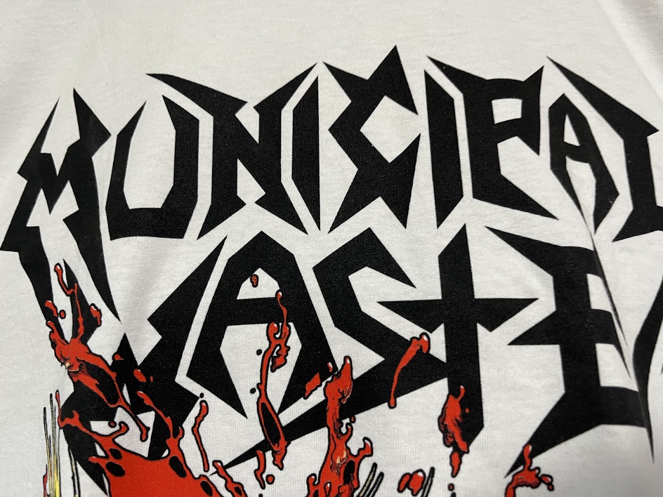 �ں߸ˤ����MUNICIPAL WASTE (�ߥ�˥��ѥ롦����������) TRUMP WALLS OF DEATH �֥ȥ��ס��������륺�����֡��ǥ��� T����ġ���� XL�������ڥ��쥯�����������ƥ��