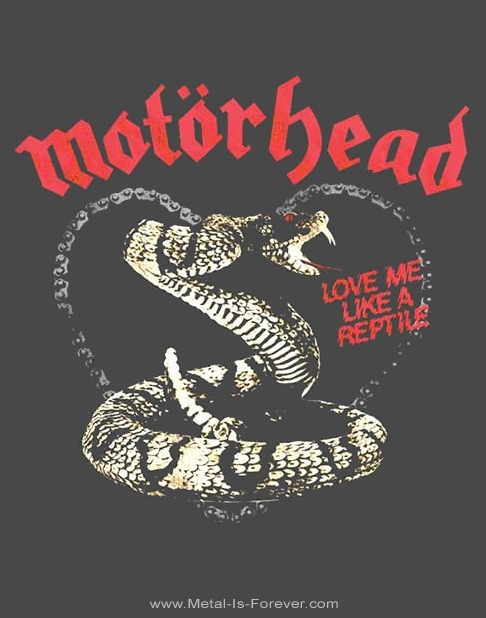 MOTORHEAD (モーターヘッド) LOVE ME LIKE A REPTILE 「ラヴ・ミー・ライク・ア・レピティル」 Tシャツ