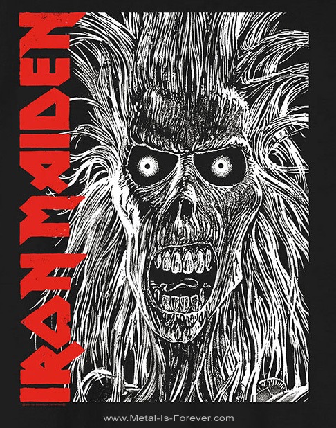 IRON MAIDEN (󡦥ᥤǥ) Eponymous Face Red Logo ֥ݥ˥ޥեåɡ ԥ