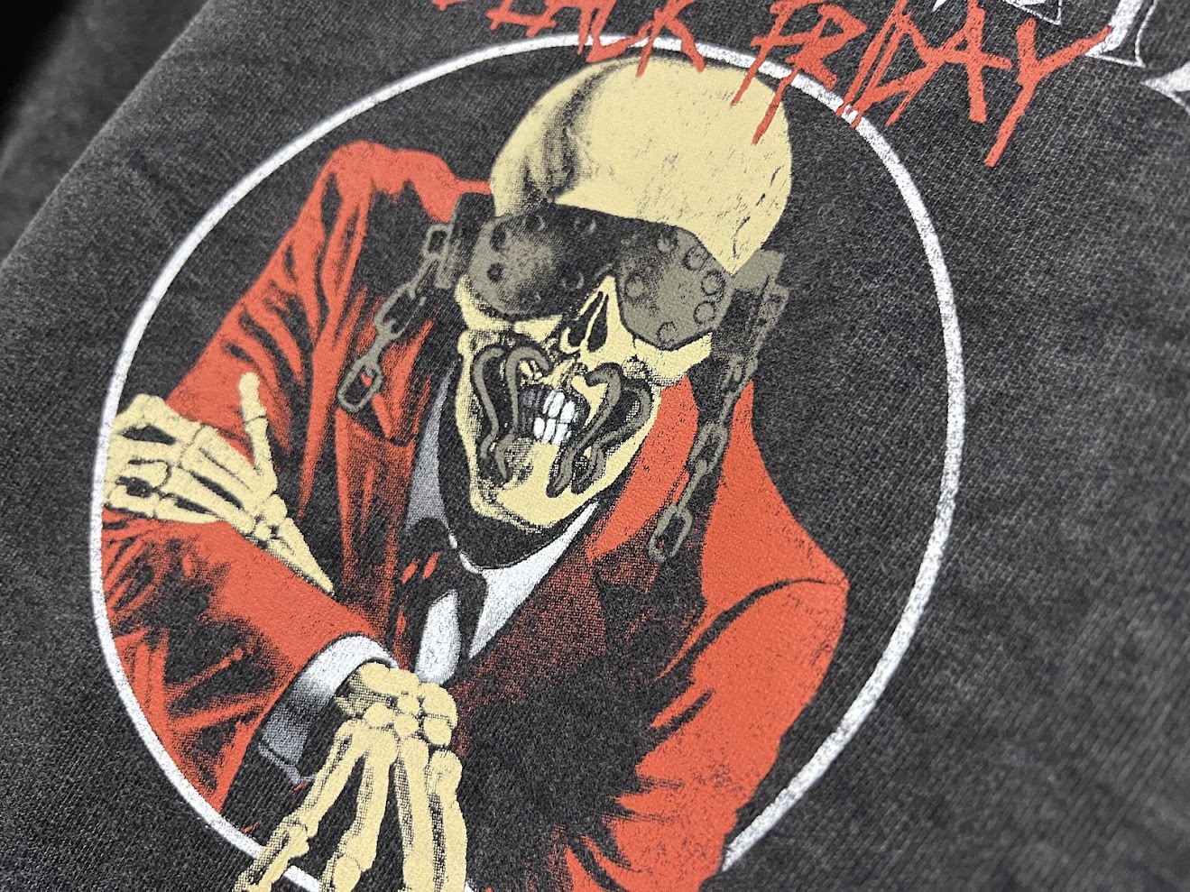 �ں߸ˤ����MEGADETH (�ᥬ�ǥ�) Black Friday �֥֥�å����ե饤�ǥ��� ���ȡ��󡦥����å��� �ѡ������ʥ��㥳���롦���졼��S������