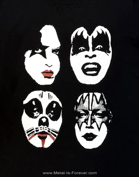 KISS (���å�) Stacked Faces�֥����å����ե������� T�����