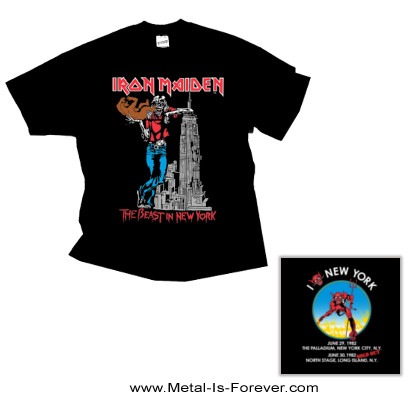 アイアン・メイデン 82 Beast In NY Remastered Tシャツ