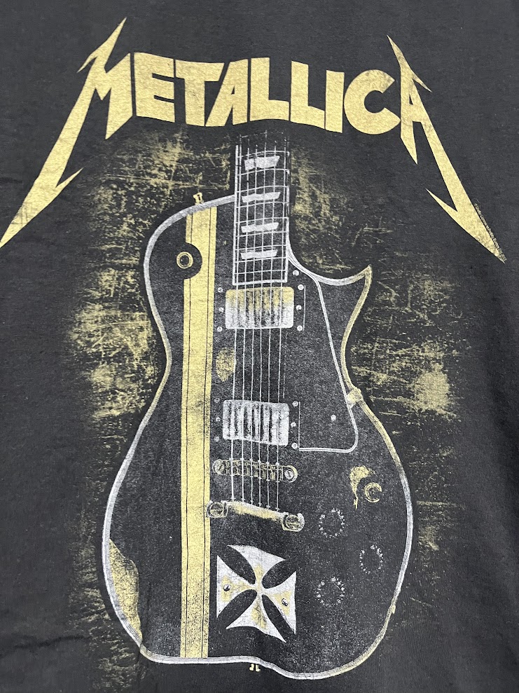 �ں߸�ͭ���METALLICA (�᥿�ꥫ) JAMES HETFIELD IRON CROSS GUITAR �֥������ॺ���إåȥե�����ɡ��������󡦥��������������� �ԥ���� M������