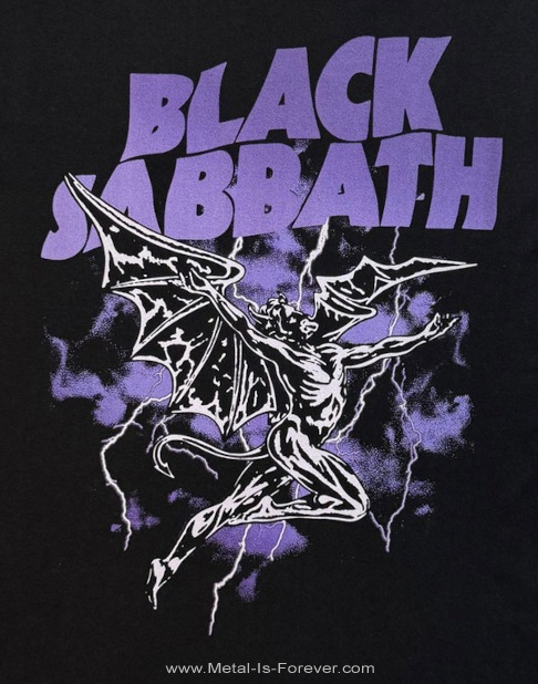 BLACK SABBATH (�֥�å������Х�) Henry Lightning Purple�֥إ�꡼���饤�ȥ˥󥰡��ѡ��ץ��T�����