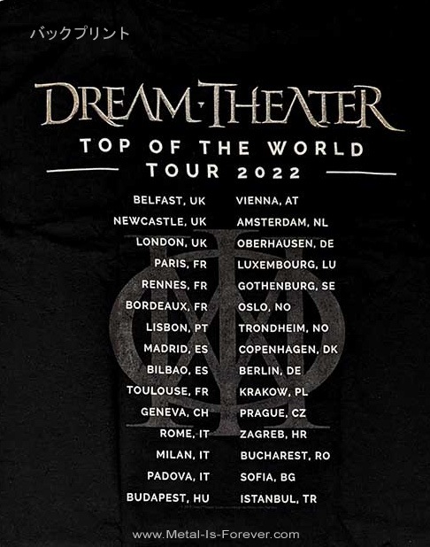 DREAM THEATER (ɥ꡼ࡦ) A View From The Top Of The World ֥塼եࡦȥåס֡ɡ 2022ǯĥ T