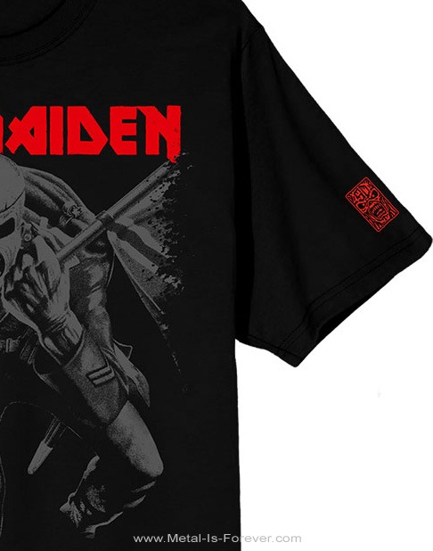 IRON MAIDEN (󡦥ᥤǥ) 50 Trooper Crop Grey 50ǯʤ襤åס졼ףԥ