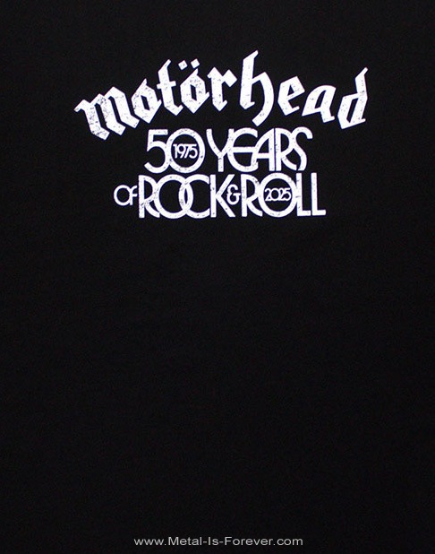 MOTORHEAD (⡼إå) 50 Years Text Lock Up 50ǯƥȎååס 󥬡ԥ