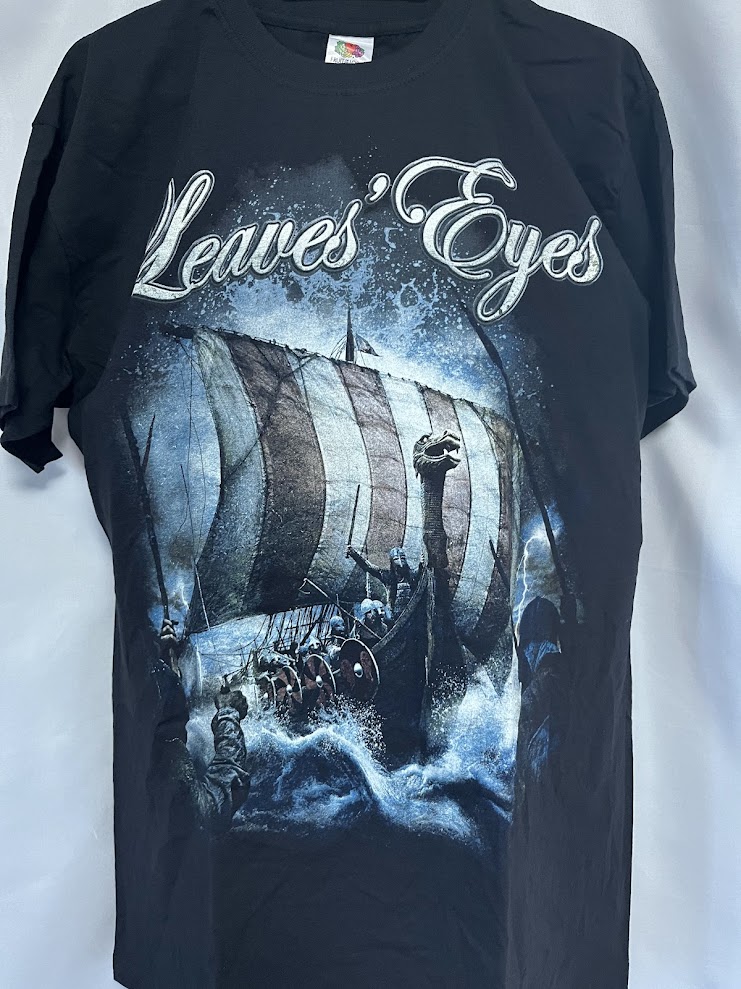 �ں߸ˤ����LEAVES' EYES -�꡼������������- SIGN OF THE DRAGONHEAD �֥����󎥥��֎������ɥ饴��إåɡ� T����� L�������ڥ��쥯�����������ƥ��