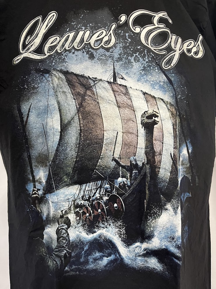 �ں߸ˤ����LEAVES' EYES -�꡼������������- SIGN OF THE DRAGONHEAD �֥����󎥥��֎������ɥ饴��إåɡ� T����� L�������ڥ��쥯�����������ƥ��