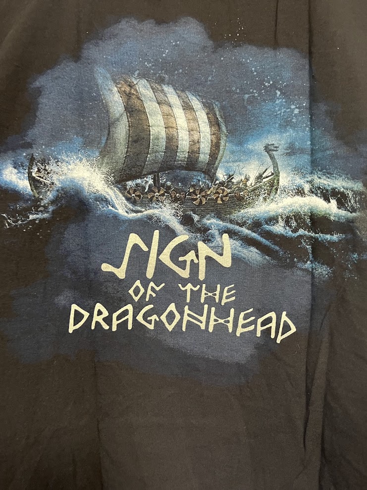 �ں߸ˤ����LEAVES' EYES -�꡼������������- SIGN OF THE DRAGONHEAD �֥����󎥥��֎������ɥ饴��إåɡ� T����� L�������ڥ��쥯�����������ƥ��