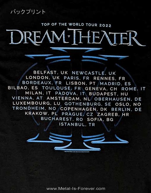DREAM THEATER (ɥ꡼ࡦ) A View From The Top Of The World ֥塼եࡦȥåס֡ɡ ХɎե 2022ǯĥ ĹµT