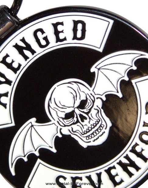 AVENGED SEVENFOLD (�������󥸥ɡ�������ե������) Deathbat Crest �֥ǥ��Хåȡ����쥹�ȡ� ������������