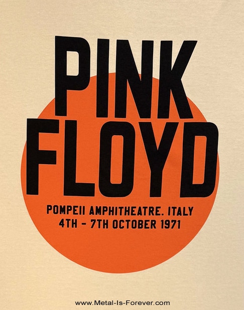 PINK FLOYD (�ԥ󥯡��ե�����) Pompeii Circle Wash �֥ݥ�ڥ����������롦�����å���ץ���ץ饰��T����ġʥ���ɡ����顼��