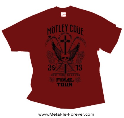 MÖTLEY CRÜE ファイナルツアーTシャツ Amazon.com: Mötley Crüe – The Final Tour Caricature T-Shirt