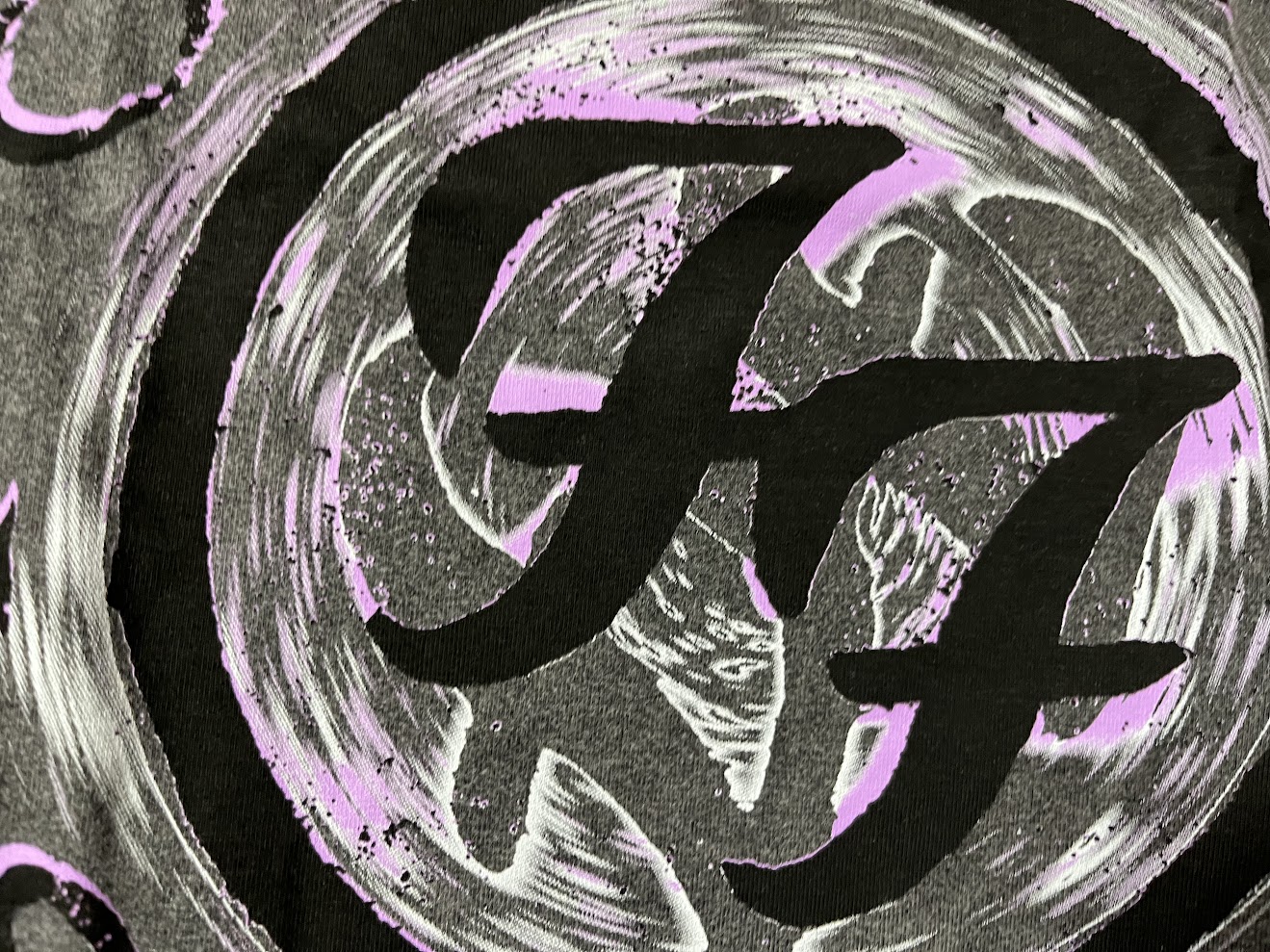 �ں߸ˤ����FOO FIGHTERS (�ա����ե���������) Wheel Logo Shadow �֥ۥ����롦����������ɥ��� ���ȡ��󡦥����å��� T����ġʥ��㥳���롦���졼�� L������