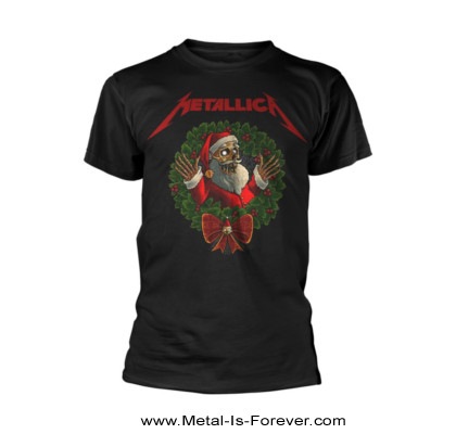 METALLICA (�᥿�ꥫ) Creeping Santa �֥��꡼�ԥ󥰡����󥿡� T�����