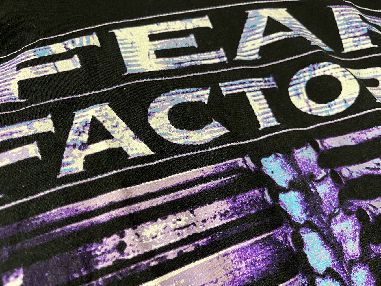 �ں߸ˤ����FEAR FACTORY (�ե������ե����ȥ꡼) Demanufacture �֥ǥ��ޥ˥ե������㡼�� ĹµT����� XL������