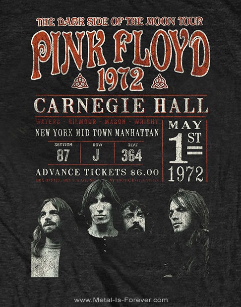 PINK FLOYD (ԥ󥯡ե)  CARNEGIE HALL'72 ֥ͥۡ'72 ԥ