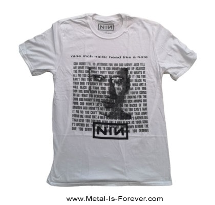 NINE INCH NAILS (�ʥ��󡦥�������ͥ��륺) HEAD LIKE A HOLE �֥إåɡ��饤���������ۡ���� T����ġ����