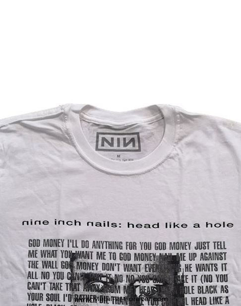 NINE INCH NAILS (�ʥ��󡦥�������ͥ��륺) HEAD LIKE A HOLE �֥إåɡ��饤���������ۡ���� T����ġ����