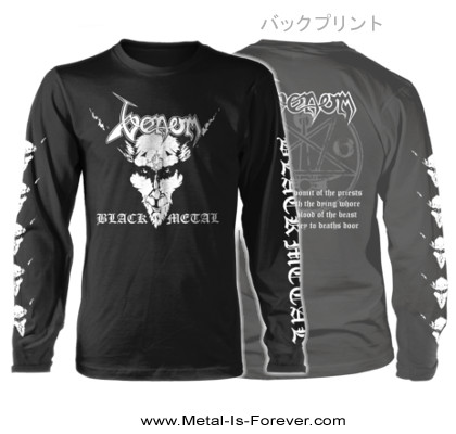 VENOM (�����Υ�) Black Metal �֥֥�å����᥿��� �ۥ磻�ȡ����� ĹµT�����