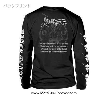 VENOM (�����Υ�) Black Metal �֥֥�å����᥿��� �ۥ磻�ȡ����� ĹµT�����