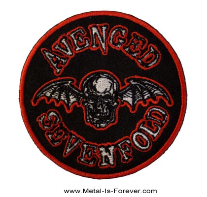 AVENGED SEVENFOLD (�������󥸥ɡ�������ե������) Deathbat Orange Border �֥ǥ��Хåȡ�����󥸡��ܡ������� ��åڥ�