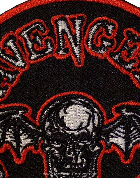 AVENGED SEVENFOLD (�������󥸥ɡ�������ե������) Deathbat Orange Border �֥ǥ��Хåȡ�����󥸡��ܡ������� ��åڥ�