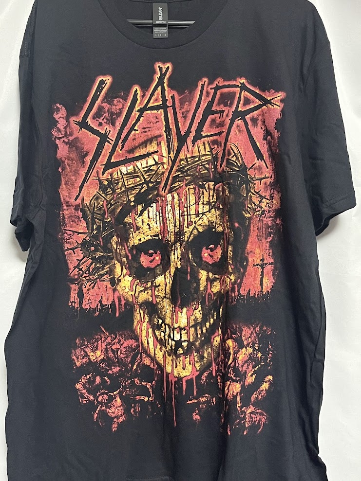 �ں߸ˤ����SLAYER (���쥤�䡼) Crowned Skull �֥��饦�󡦥������ �ԥ���� L������