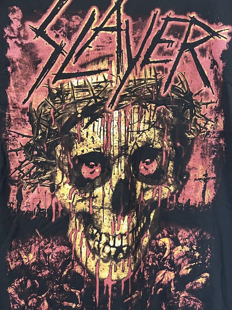 �ں߸ˤ����SLAYER (���쥤�䡼) Crowned Skull �֥��饦�󡦥������ �ԥ���� L������