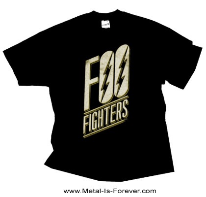FOO FIGHTERS (�ա����ե���������) Slanted Logo �֥����ƥåɡ������� T�����