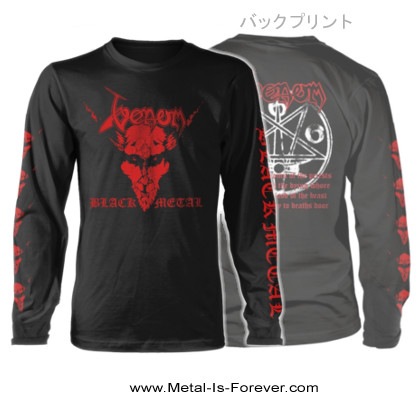VENOM (�����Υ�) Black Metal �֥֥�å����᥿��� ��åɡ����� ĹµT�����