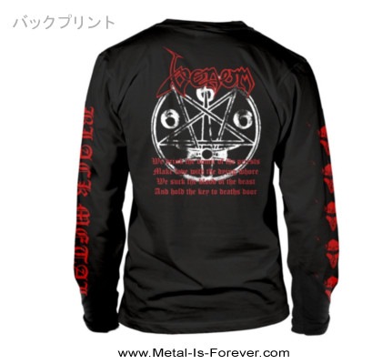 VENOM (�����Υ�) Black Metal �֥֥�å����᥿��� ��åɡ����� ĹµT�����