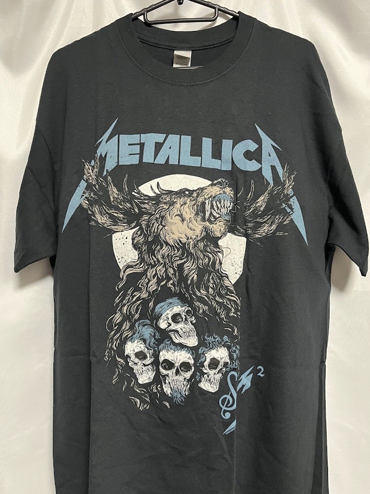 �ں߸�ͭ���METALLICA (�᥿�ꥫ) S&M2 SKULLS �֥᥿�ꥫ������ե�󥷥���������ġ�S&M2 ������� �ԥ���� L������